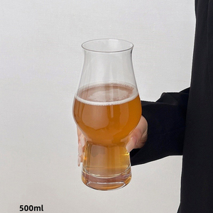 Verre à bière <span class=keywords><strong>IPA</strong></span> transparent de 500 ml et 560 ml, verre à bière artisanale en forme de tulipe sur pied pour brasserie, bar, restaurant - Product Image 5