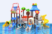 Toboggan aquatique Starsky en acier/métal, frais et rafraîchissant, pour parc aquatique, usage commercial et domestique, grande capacité