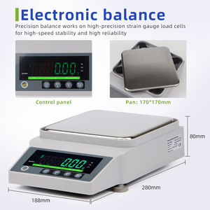 Nueva llegada Balanzas de precisión Laboratorio 10kg * 0,1g Pantalla digital Balanzas de pesaje Uso industrial Balanza electrónica Laboratorio - Product Image 3