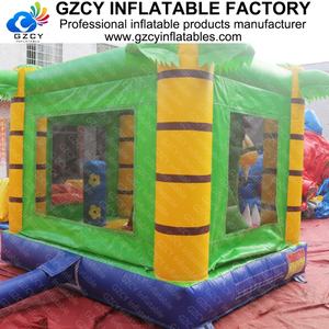 Château gonflable et toboggan en PVC commercial pour les fêtes d'enfants en plein air - Thème Jungle Safari <span class=keywords><strong>Roi</strong></span> <span class=keywords><strong>Lion</strong></span> Installation facile - Product Image 5