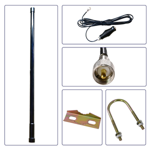 Connecteur UHF, talkie-walkie, antenne longue en fibre de verre, portée 144/430 MHz, compatible avec les radios mobiles, adapté aux voyages en plein air - Product Image 3