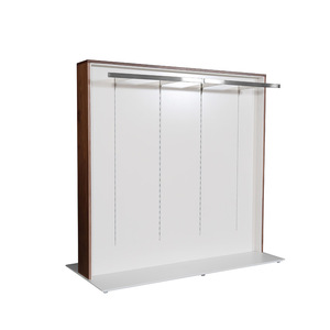Heavy Duty Double Side Slatwall Cube Estantes de pie Expositor Display Bastidores de <span class=keywords><strong>ropa</strong></span> para tienda minorista - Product Image 1