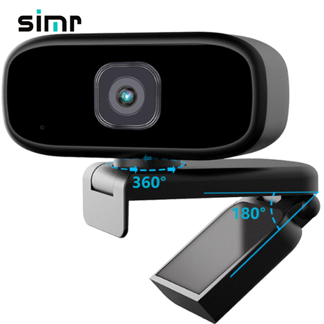 Simr Full HD 1080P Computer PC Digital Web Camera for Student Study Video Calling Working Meeting USB Webcam