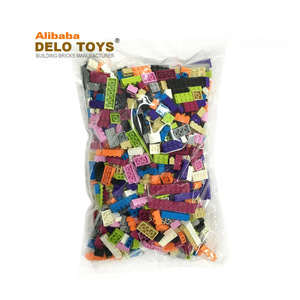 Bộ Đồ Chơi DELO Xếp Hình Theo Yêu Cầu, Khối Xếp Hình Xây Dựng Bằng Nhựa Nhiều Màu Gói 1 Kg DE054 - Product Image 1