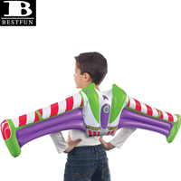 Jetpack gonflable en PVC durable pour enfants, aile volante portable, vinyle, accessoires de déguisement amusants, jouets