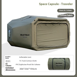 Wolf's Nest Tic Technology Tente gonflable en coton de <span class=keywords><strong>9</strong></span> mètres carrés monocouche chaude <span class=keywords><strong>pour</strong></span> <span class=keywords><strong>camping</strong></span> en plein air, <span class=keywords><strong>camping</strong></span> et équipement d'alpinisme - Product Image 6