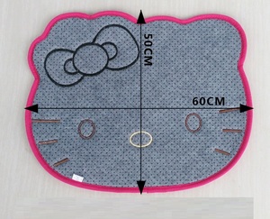 סגנון מודרני אמבטיה רך אמבטיה מחצלות בית להשתמש שטיח אמבטיה חתול - Product Image 3