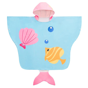 Custom Toddlers <b>Towel</b> <b>Hood</b> <b>Beach</b> Poncho Lovely Boys Girls <b>Kids</b> Poncho Hoodie <b>Towel</b> for <b>Kids</b> Swim Bath <b>Towel</b> Upf 50+ - Product Image 1