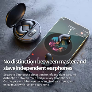 Auriculares Bluetooth 5.3 TWS para Dormir, Auriculares Intrauditivos con Cancelación de Ruido ENC, Sonido Envolvente 3D, Pantalla HD para Llamadas, Ideales para Viajes - Product Image 4