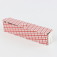 Boîte à hot-dogs pliable personnalisée à faible MOQ, vente en gros, robuste, résistante à la graisse, contenants alimentaires jetables, prix fournisseur