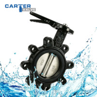 Válvula de Mariposa Clase 150 WCB de Acero al Carbono con Brida RF, Neumática, Exd IP67, Triple Excéntrica, Sellado Metálico, para Agua, Petróleo y Químicos