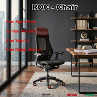 Chaise de bureau ergonomique en maille pour le gaming, accoudoirs 5D, soutien lombaire réglable, coussin d'assise coulissant pour l'e-sport professionnel GTChair