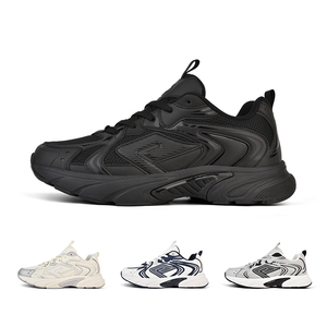 Giày thể thao lưới thoáng khí QILOO <span class=keywords><strong>2026</strong></span> nam nữ, màu đen, chất liệu PU, đế TPU, có thể tái chế, in logo tùy chỉnh - Product Image 2