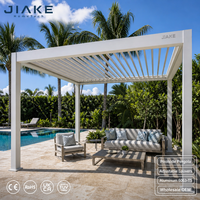 Jiake Aluminium-Lamellenpergola mit Verstellbarem Dach, Outdoor-Pavillon für Poolbereich und Garten Großhandel