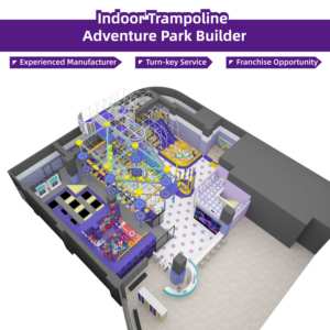 Diseño <span class=keywords><strong>de</strong></span> Parque Infantil Interior Comercial Bettaplay <span class=keywords><strong>de</strong></span> 520 m² con Trampolín, Tirolina, Piscina <span class=keywords><strong>de</strong></span> Pelotas, Tobogán y Circuito <span class=keywords><strong>de</strong></span> Cuerdas - Product Image 2