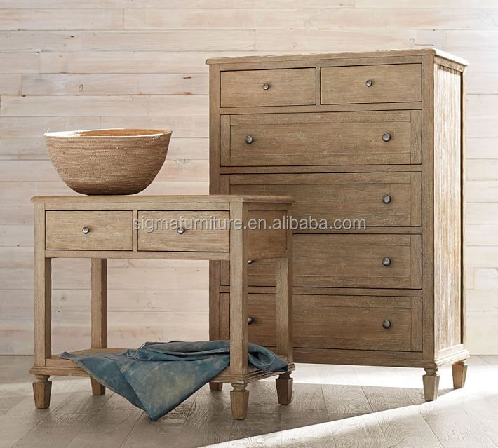 indoor ample hidden storage furniture bedroom furniture 6-Drawer Tall Dresser