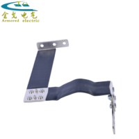 Jinge JGFCB059 Gaine thermorétractable en cuivre flexible à entretien facile, surface nickelée, taille personnalisable pour