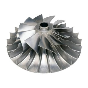 5 Axis CNC Milling Aluminum Alloy Compressor Impeller Assembly OEM Custom Machined Turbo Wheel Centrifugal Pump Impeller Parts - Product Image 5