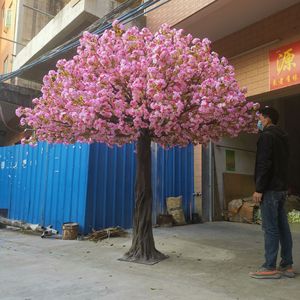 Plantes et arbres artificiels Vente directe d'usine Grand <span class=keywords><strong>cerisier</strong></span> <span class=keywords><strong>en</strong></span> fibre de verre renforcée pour décorations de mariage pour Noël - Product Image 1