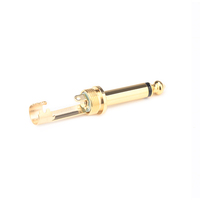 Grosir high-end 6.5mm ATAUDIO Hifi Audio Video 6.35mm TS Stereo pria Jack gitar mikrofon konektor 6.5
