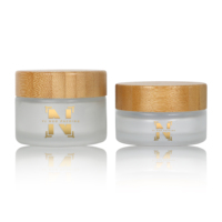 Pot en verre pour crème corporelle de haute qualité, beurre pour soins de la peau, vente en gros d'usine, pot cosmétique vide, volume 10 ml, 20 ml, 30 ml, 50 ml, 100 ml