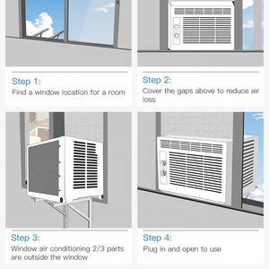 Aire Acondicionado Portátil Mecánico de Ventana BIBO M 5000BTU, Solo Frío, con Deshumidificador, para Hogar, Auto y Uso en Exteriores - Product Image 3