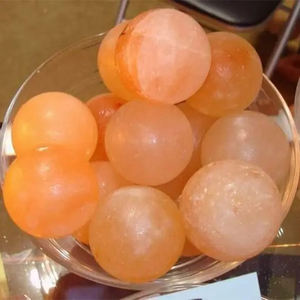 Lampe de bol à sel de l'Himalaya de qualité supérieure pour la décoration de la maison avec des boules de sel rose cristallin pour le bien-être - Product Image 5