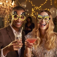 Lunettes de fête du Nouvel An 2027, accessoires amusants pour photomaton, fournitures de fête, décorations de fête pour la fête du Nouvel An