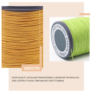 <span class=keywords><strong>Fil</strong></span> <span class=keywords><strong>de</strong></span> cire <span class=keywords><strong>de</strong></span> <span class=keywords><strong>lin</strong></span> haute résistance 0,55 mm 110 m pour couture à la main du cuir - Product Image 5