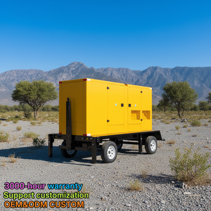 Generador diésel silencioso y confiable de 20 kw a <span class=keywords><strong>precio</strong></span> económico con carcasa electrogalvanizada y remolque móvil - Product Image 1