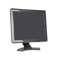 Écran LCD CCTV 15 pouces avec rapport d'écran 4:3, résolution 1024*768, avec AV/BNC/VGA/USB