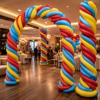 Lot de 50 ballons longs en latex de haute qualité pour modelage 360°, parfaits pour Noël, mariages, Saint-Valentin et anniversaires
