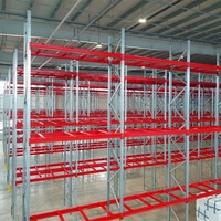 Étagère à palettes en acier galvanisé robuste, équipement de stockage industriel pour entrepôt, stockage de marchandises