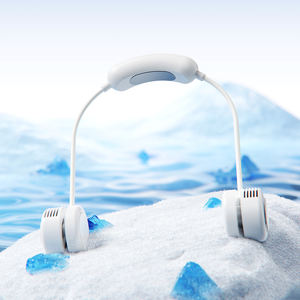 Dernier produit Ventilateur de cou rechargeable haute vitesse 2400mAh Moteur sans balais <span class=keywords><strong>l</strong></span>éger Source d'alimentation USB 2400mAh - Product Image 6