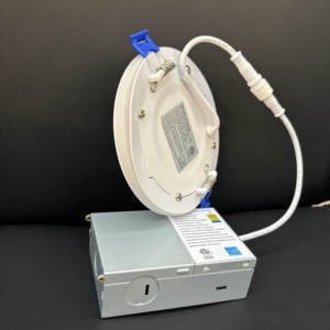 Oem ETL ES 4inch 9 + 3W LED đèn trần ánh sáng ban đêm ánh sáng với Hộp nối 5cct lựa chọn trimless Downlight 2000k IC đánh giá - Product Image 1