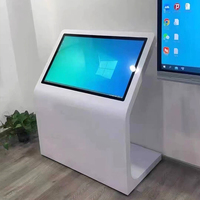 Kiosco Interactivo de Información Todo en Uno de 43 Pulgadas con Sistema Dual Android + Windows, de Pie, para Salas de Exposiciones y Centros Comerciales