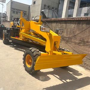 Petite niveleuse à moteur, mini niveleuse avec ripper frontal, bon état, direction flexible, matériel routier, vente directe d'usine - Product Image 3