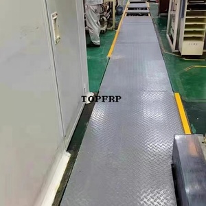 Grille en FRP antidérapante résistante à la corrosion avec revêtement diamanté robuste - Product Image 4