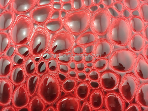 Gaufrage cuir synthétique PU galets tissu vinyle pour chaussures - Product Image 3