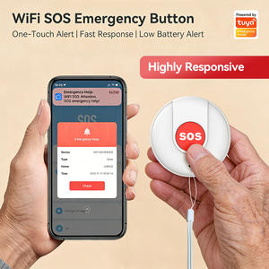 Botón SOS Inteligente Recargable 5V2A para Llamadas de Emergencia para Ancianos, Niños, Hogares de Ancianos, Hospitales y Exteriores - Product Image 2