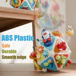 Cube d'activité sensorielle 20 en <span class=keywords><strong>1</strong></span> trieur de bébé <span class=keywords><strong>jouet</strong></span> d'apprentissage pour <span class=keywords><strong>1</strong></span> <span class=keywords><strong>an</strong></span> garçons filles cadeau d'<span class=keywords><strong>anniversaire</strong></span> - Product Image 2