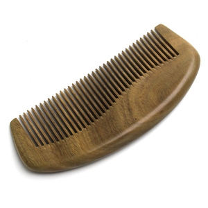 Peines de madera de sándalo personalizados, peana, nogal, bambú, con logotipo - Product Image 3