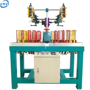 hot sale shoelace hairband knitting machine low speed rope braiding machine