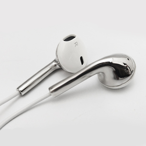 Pour IPhone Platinum Écouteurs Sans Zircon Vente Chaude Écouteurs Mobiles avec Travailleur Filaire et Étudiant Utiliser des Écouteurs - Product Image 5