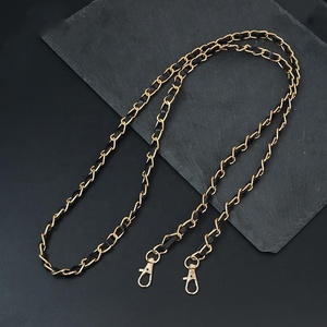 Accesorios al por mayor para correas de hombro de <span class=keywords><strong>bolsos</strong></span>: Cadena metálica <span class=keywords><strong>y</strong></span> herrajes de cuero para <span class=keywords><strong>bolsos</strong></span> <span class=keywords><strong>y</strong></span> carteras - Product Image 3