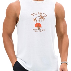 Débardeur décontracté pour homme - Séchage rapide, 100% coton, vêtements de sport pour le volley-ball de plage et la plongée en apnée - Product Image 4