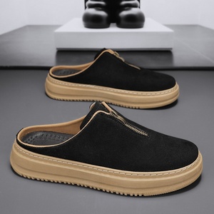 <span class=keywords><strong>Ciabatte</strong></span> da <span class=keywords><strong>uomo</strong></span> <span class=keywords><strong>con</strong></span> plateau e punta tonda, suola spessa, rialzate, casual, alla moda, a punta chiusa - Product Image 4