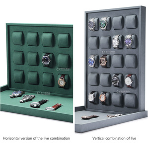 Customized High Quality Microfiber Watch Display Stand Watch Display Organizer - Product Image 4