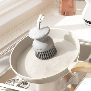 Sulij Dish Brush Long Handle Steel Wire Multi Functional Kitchen Cleaning Tool - Product Image 3