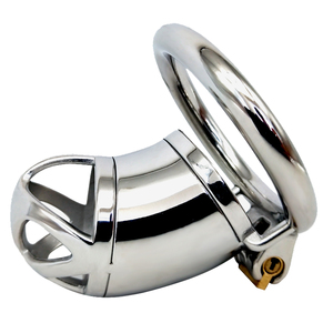 <span class=keywords><strong>Jaula</strong></span> <span class=keywords><strong>de</strong></span> Castidad Masculina FRRK <span class=keywords><strong>de</strong></span> 70 mm, <span class=keywords><strong>de</strong></span> Acero Inoxidable 304 Plateado, con Tres Anillos, Dispositivo <span class=keywords><strong>de</strong></span> <span class=keywords><strong>Jaula</strong></span> para Pene, Alternativa a <span class=keywords><strong>los</strong></span> Juguetes Eróticos - Product Image 2